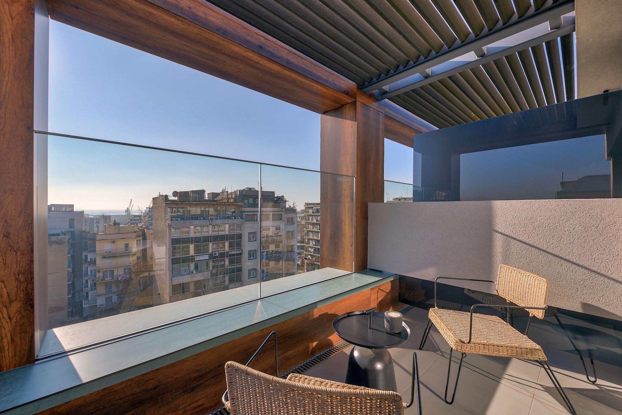 Onoma Hotel Selanik Dış mekan fotoğraf The Sky Bar
